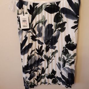 DKNY masterpieces midi floral skirt